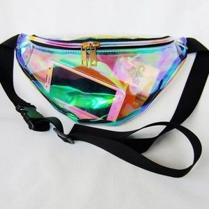 New fanny pack women's handbags. Translucent.